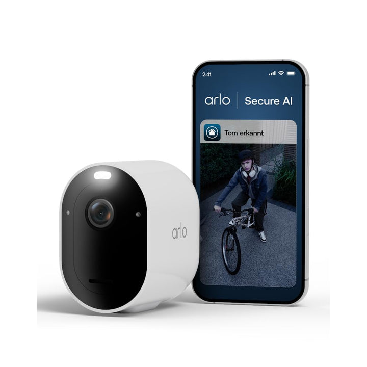 Arlo Pro 6 Überwachungskamera Aussen WLAN, Kabellos, 2K+HDR, Farb-Nachtsicht, 160° Blickwinkel, Spot
