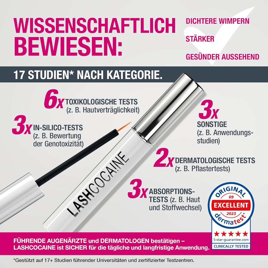 LASHCOCA!NE | PROFI Wimpernserum für lange Wimpern | VEGAN | MADE in GERMANY | Testsieger | Svenja W
