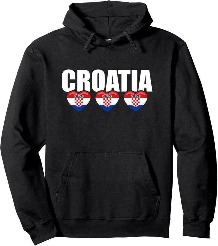 Croatia Kroatien Kroatische Flagge Stolzer Kroate Pullover Hoodie