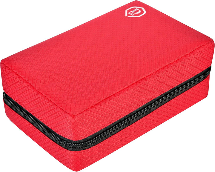 ONE80 Double Darttasche für Darts Dart Wallet Dart Cases Rot, Rot