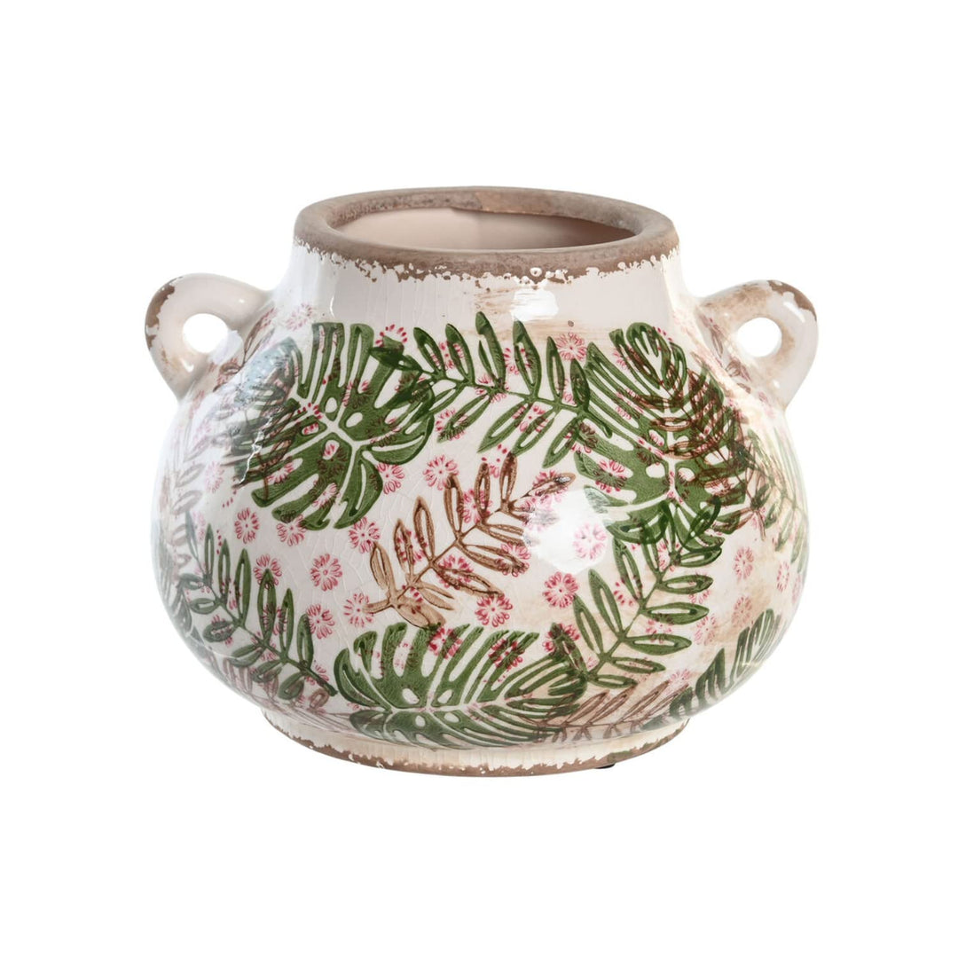 DKD Home Decor Vase, Standard Estándar Grün,weiss, Estándar Grün,weiss