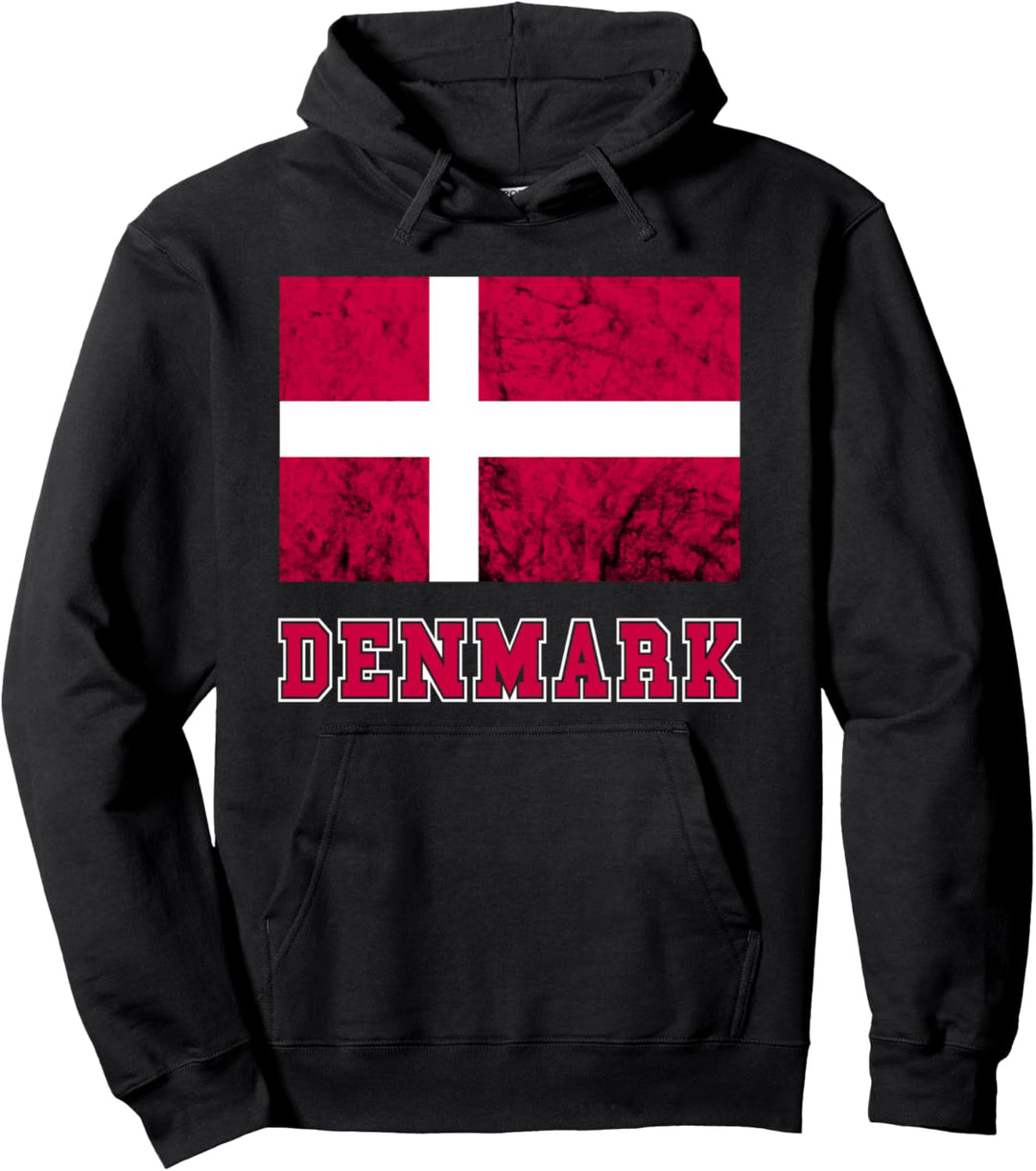 Dänemark Flagge Dannebrog Däne Stolz Dänische Wurzeln Pullover Hoodie