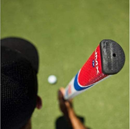 JumboMax JumboFlat 17 Golf-Puttergriff JumboFlat 17 schwarz/silber, JumboFlat 17 schwarz/silber