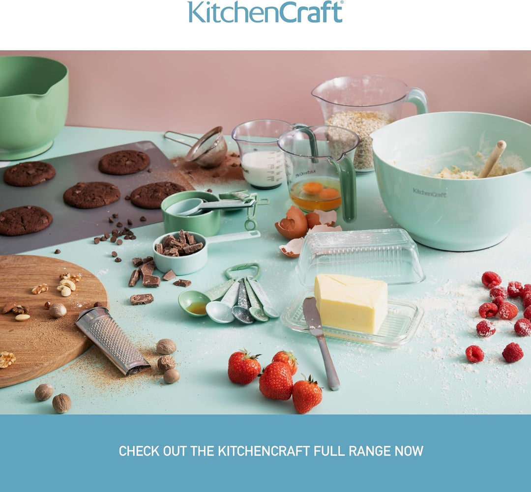 KitchenCraft Knoblauchpresse, leicht zu reinigen, Zerkleinerer und Presse für Knoblauchzehen, mit 36