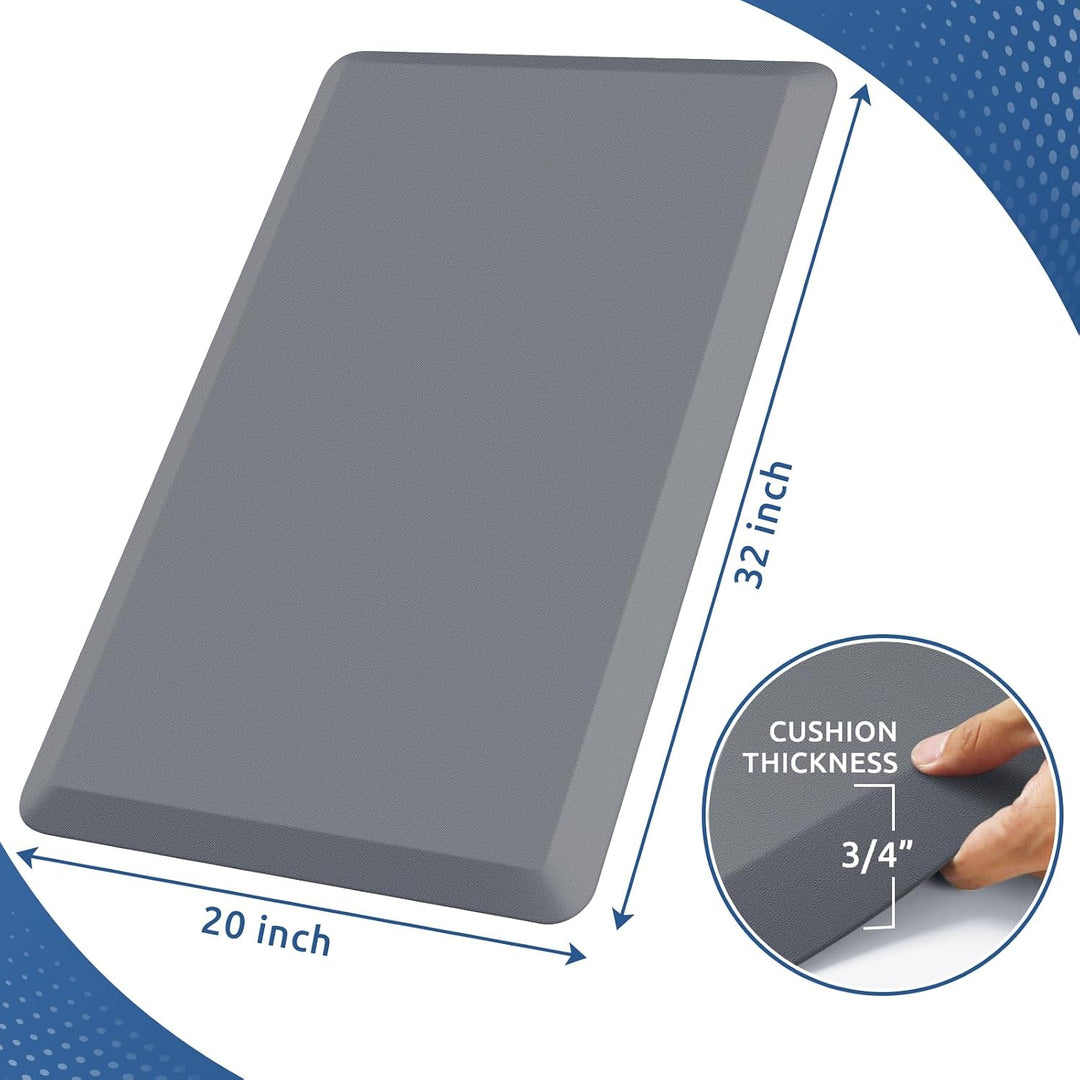 KitchenClouds Küchenmatte, gepolstert, Anti-Ermüdungserscheinung, 50,8 x 81,3 cm, wasserabweisend, r