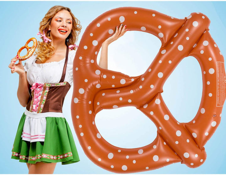 Original Schwimmbrezn XXL Ø 140cmSchwimmreifen Brezel aufblasbare Schwimmbrezel 140cm