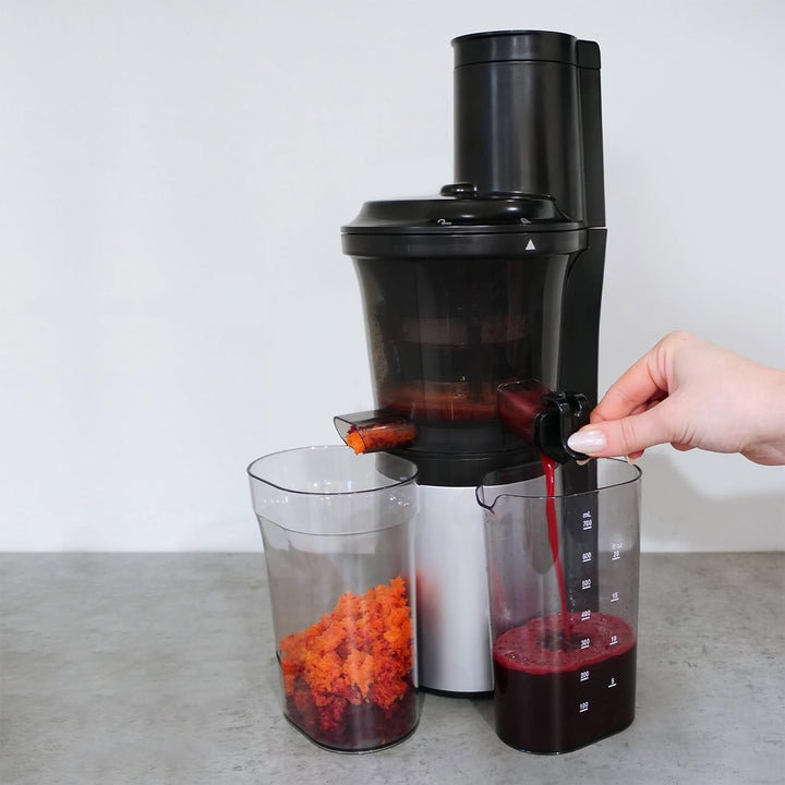 CASO SJW 300 Design Slow Juicer, sanftes und schonendes Entsaften dank niedriger Umdrehungszahl (60