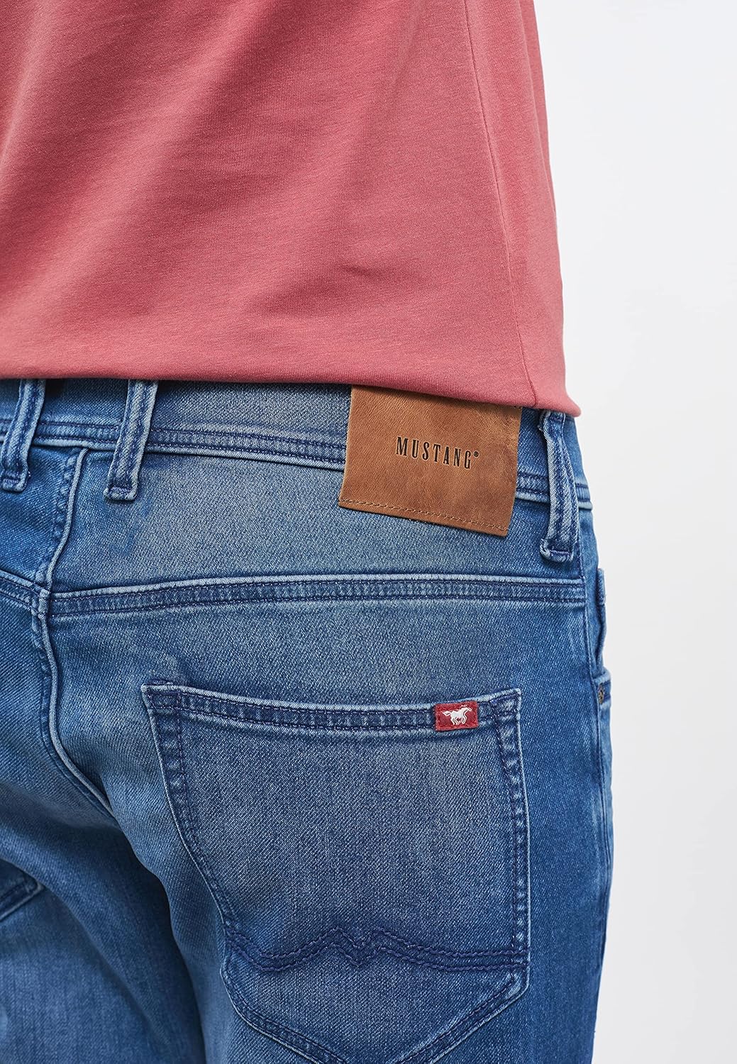 MUSTANG Herren Style Oregon Tapered K Jeans 34W / 32L Blau, 34W / 32L Blau