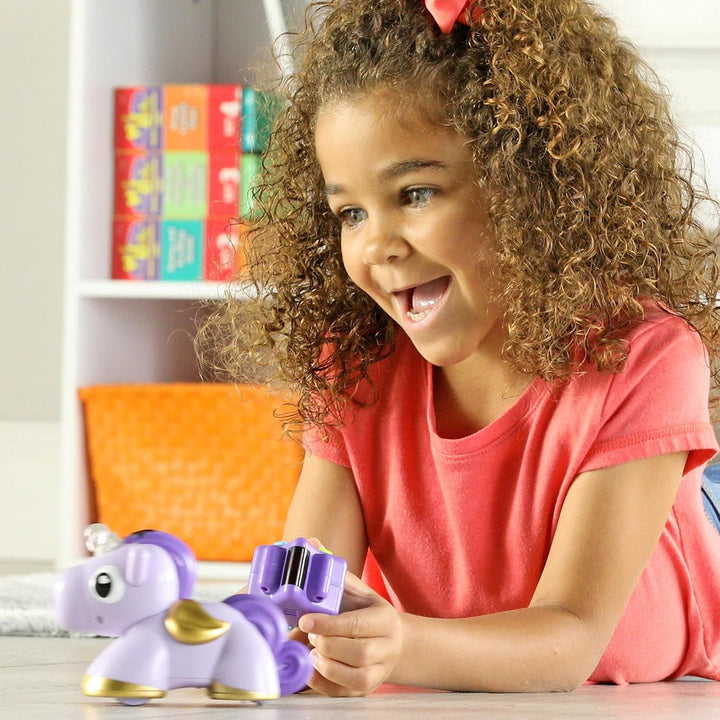 Learning Resources Coding Critters MagiCoders Skye, das Einhorn, Programmierspielzeug für Kinder, MI