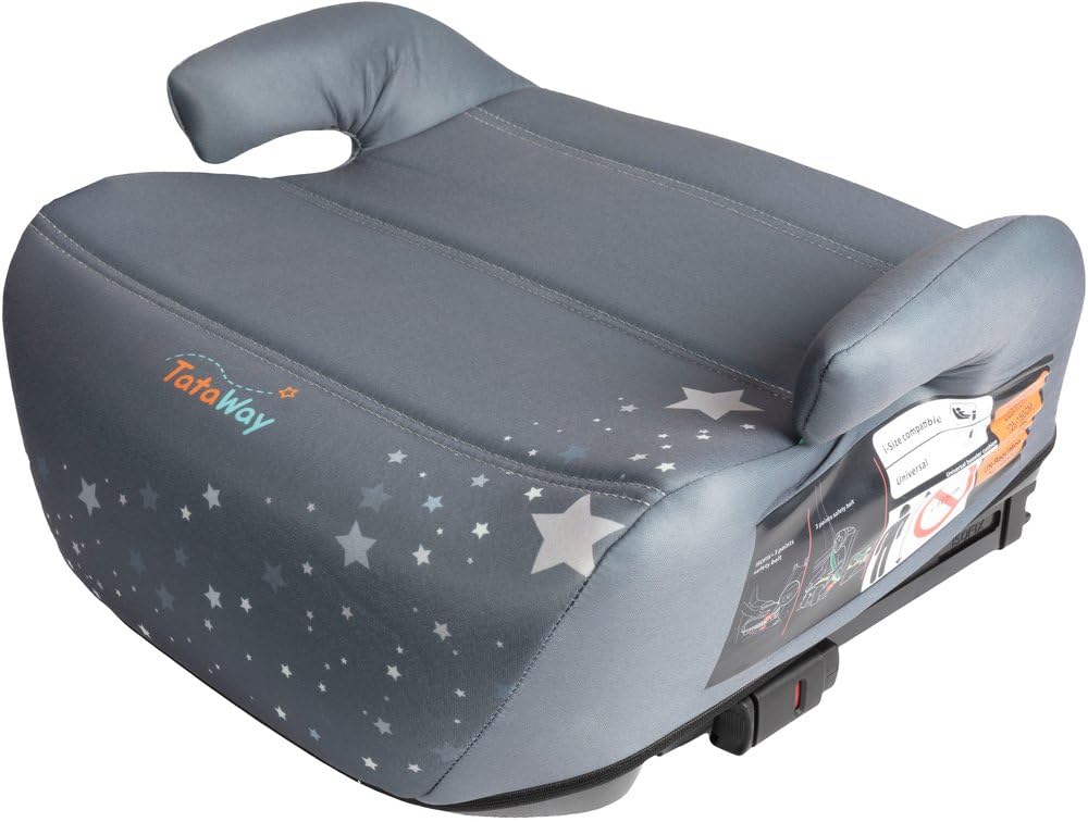 Tataway Babyautositz ISOFIX Black i-Size ECE R129, Kindergrösse 125-150 cm, 22-36 kg, 6-12 Jahre alt