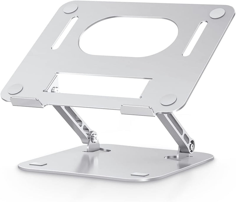 JOIOT Laptop Ständer Höhenverstellbar Laptop Stand Aluminium Ergonomischer Laptopständer Faltbarer N