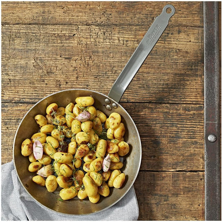 De Buyer - Bratpfanne CARBONE PLUS aus Eisenstahl - 20 cm Durchmesser - 5110.20, 20 cm Durchmesser
