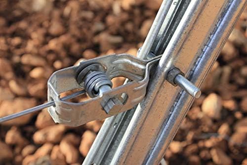 DOJA Industrial | Drahtspanner aus verzinkt Stahl | PACK 25 | Spanner für spanndraht, maschendraht,