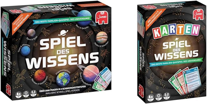 Jumbo Spiele GmbH JUM19907 Spiel des Wissens *Neu* 2-6 Spieler & 19949 Spiel des Wissens Neu Kartens