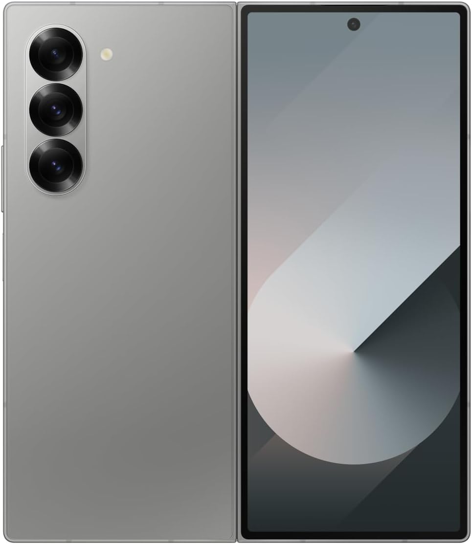 Samsung Galaxy Z Fold6 Smartphone 256GB Silber Silver Shadow Silver 256 GB, Silver 256 GB