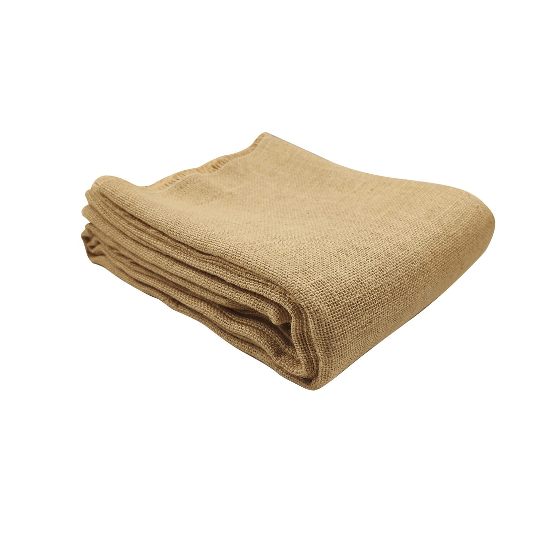 Jute Stoff aus Naturfaser – Zuschnitte von 2 – 5 – 10 m x 1,40 m Höhe (grau, 5 x 1,4 m) Natã¼rlich 5