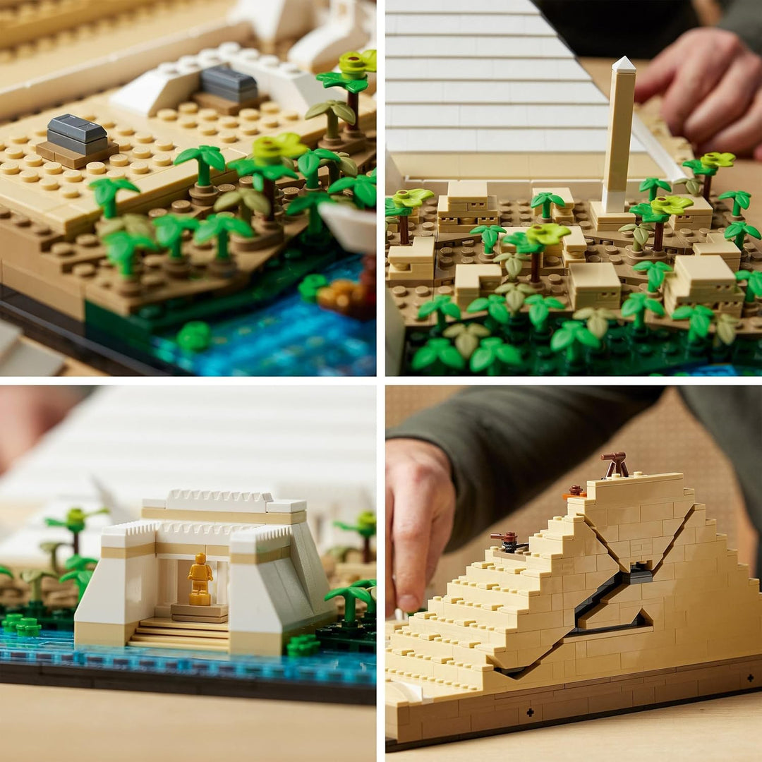 Lego 21058 Architecture Cheops-Pyramide Bausatz zum Basteln als kreatives Hobby, Geschenkidee für Er