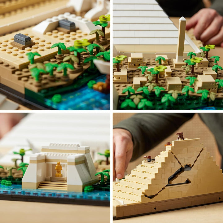 Lego 21058 Architecture Cheops-Pyramide Bausatz zum Basteln als kreatives Hobby, Geschenkidee für Er