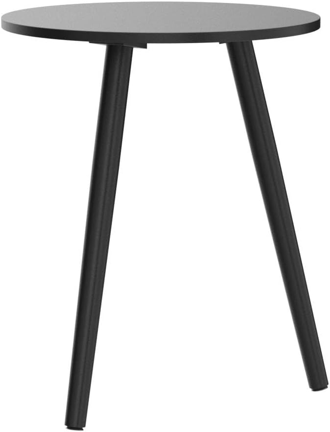 APICIZON Beistelltisch, Couchtisch rund Ø 42 cm, Höhe 51 cm, Sofatisch mit Beinen aus Massivholz, Sk