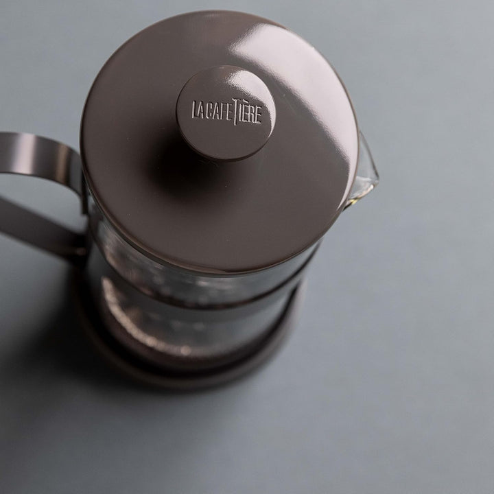 La Cafetière Monaco Kaffeebereiter aus Edelstahl, 8 Tassen, Grau, in Geschenkverpackung, Grau