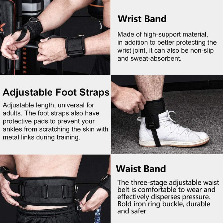 Sfeexun Boxen Expander Resistance Bands Set: Boxing Gummibänder Expander Fitness Band Gummibänder Fi