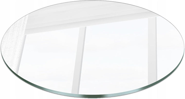 Ramix Rund Spiegel, Rahmenloser, Spiegelfliese, Wandspiegel, Badspiegel, Zimmer, Grösse: 60 cm Durch
