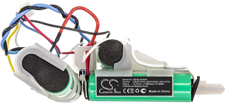 1500mAh Ersatzakku kompatibel mit AEG CX7-2-45AN, CX7-2-35RM, CX7-35WR, CX7-35WRK, AG18 Plus AG3011