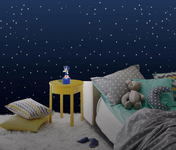 Lexibook, SEGA Sonic The Hedgehog, LED-Taschen-Nachtlicht für das Kinderzimmer, weiches Licht, batte