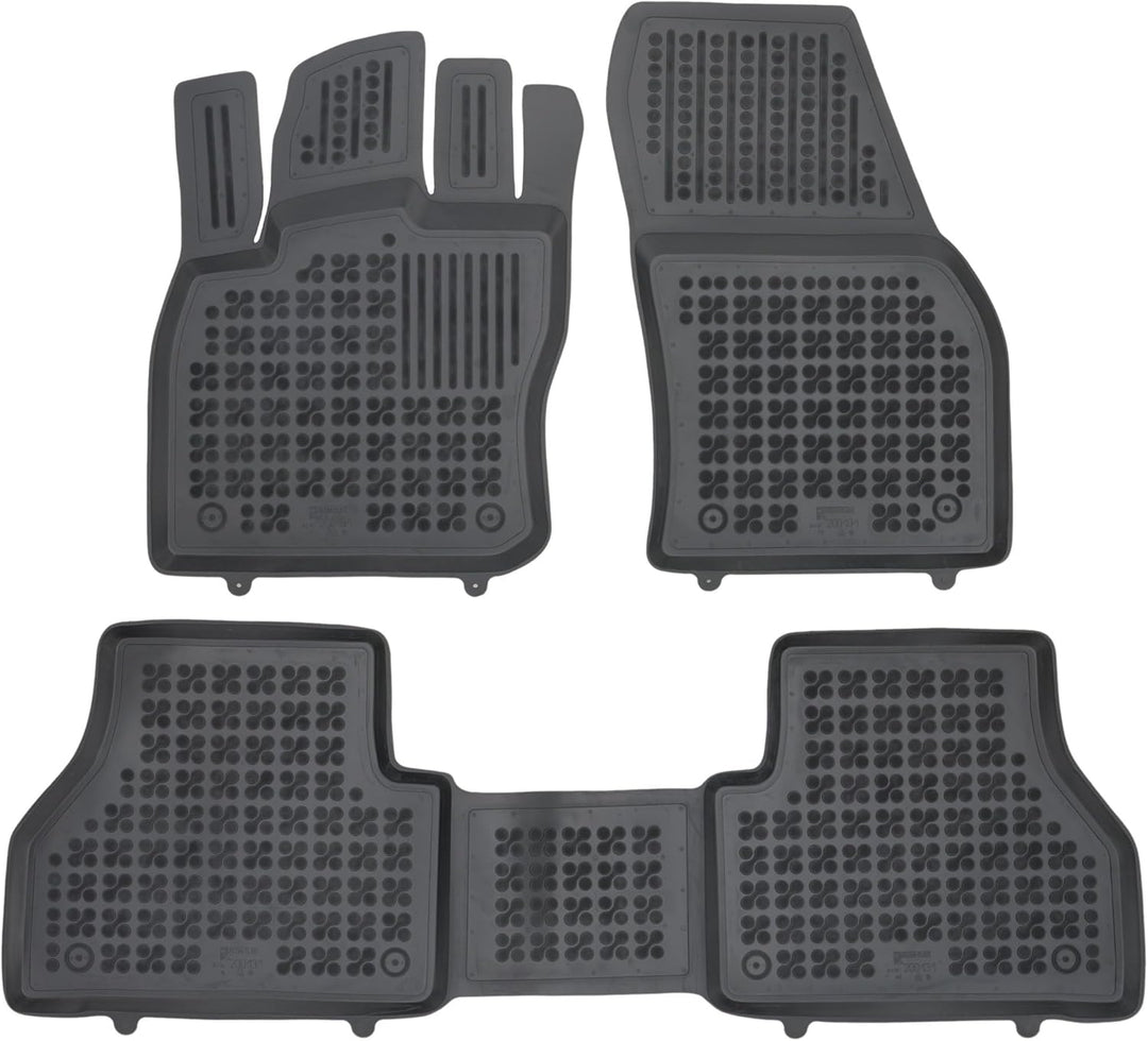 M MOTOS Gummimatten Auto Fussmatte passt für Volkswagen Caddy IV ab 2021 Verbessern Sie Ihren Reisek