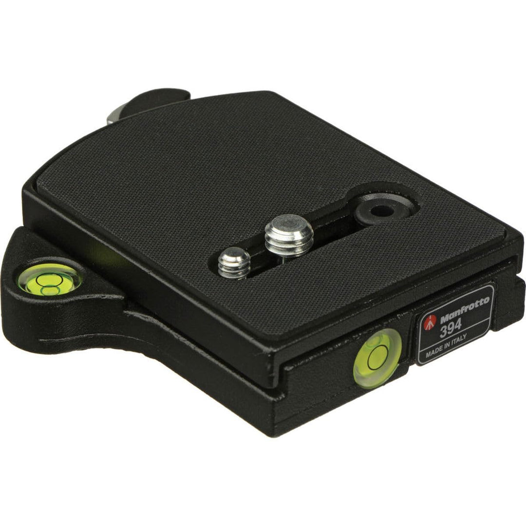 Manfrotto 394 Schnellwechseleinrichtung inkl. 410PL Schnellwechselplatte Single, Single