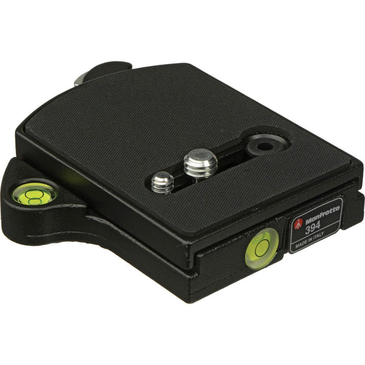 Manfrotto 394 Schnellwechseleinrichtung inkl. 410PL Schnellwechselplatte Single, Single
