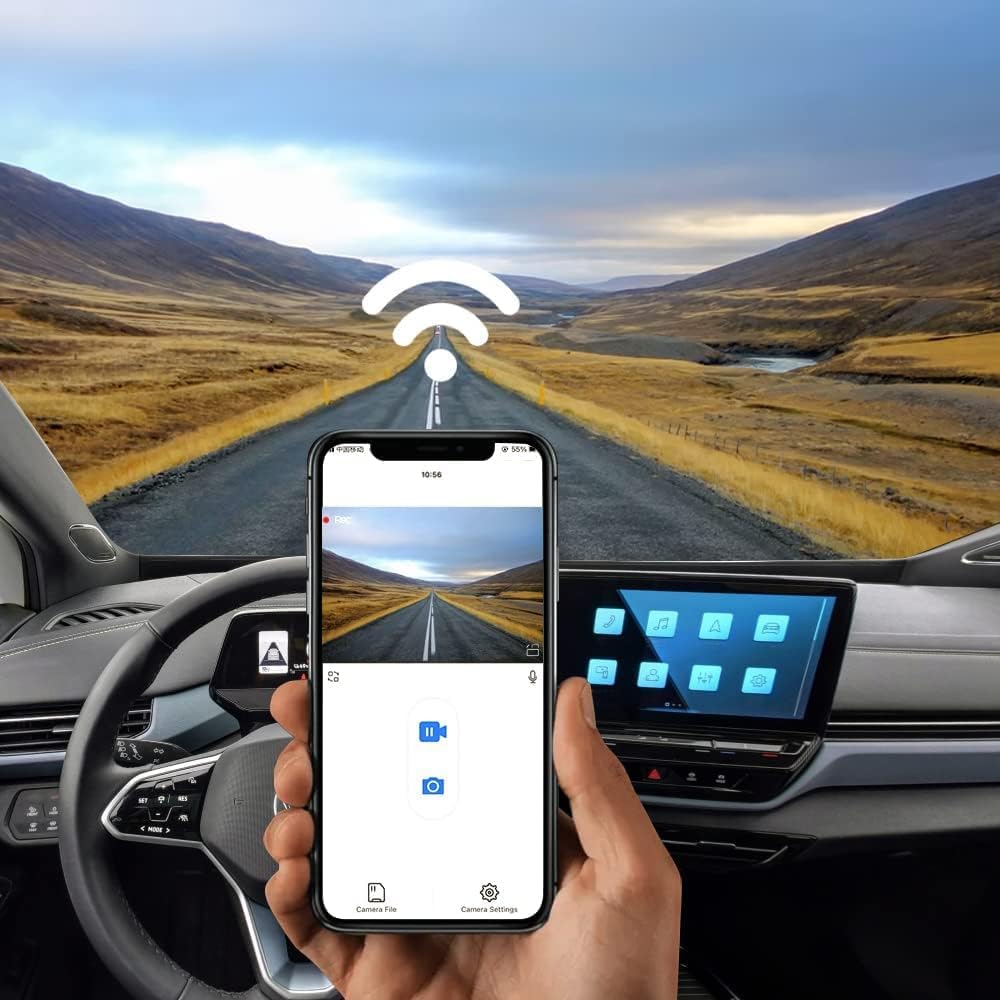 Fitcamx Dashcam 4K Kompatibel mit VW ID.4 ID.5 2021-2024 Pro 1st Edition Pro S & Audi Q4 e-tron, 216