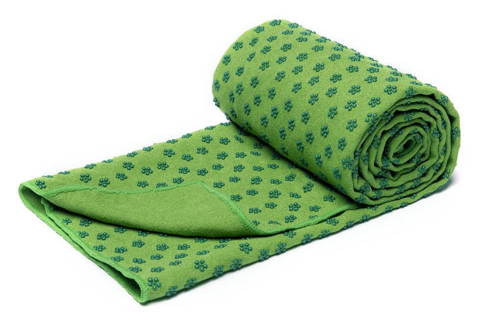 Quick Dry rutschfeste Yoga Handtücher (6 Farben) mit Mesh-Tragetasche, extra lang (62 x 183 cm/62 x