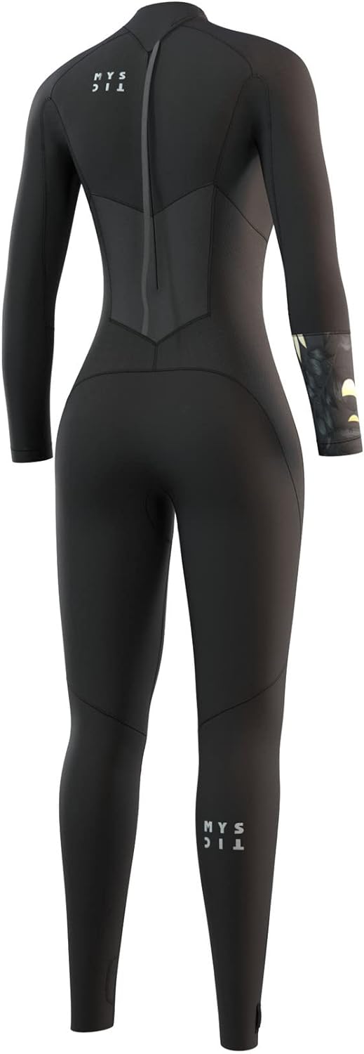 2023 Mystic Womens Dazzled 4/3 GBS Back Zip Wetsuit - Black, S