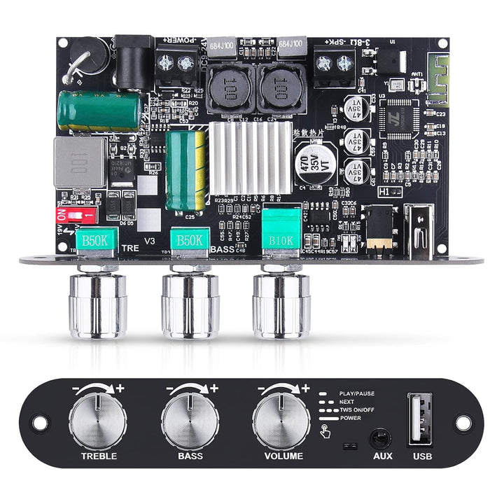 HiFi Verstärker mit Bluetooth 5.3 ZK-1001U Mono Audioverstärkers für Heim Stereoanlage 100W Stereo i
