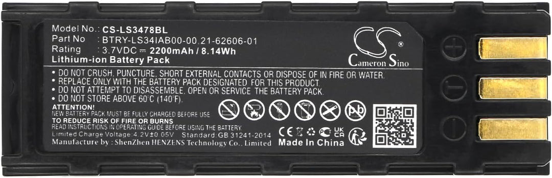 TCTK akkus Kompatibel mit [Honeywell] 8800, für [Symbol] DS3478, DS3578, DSS3478, LS3478, LS3478ER,