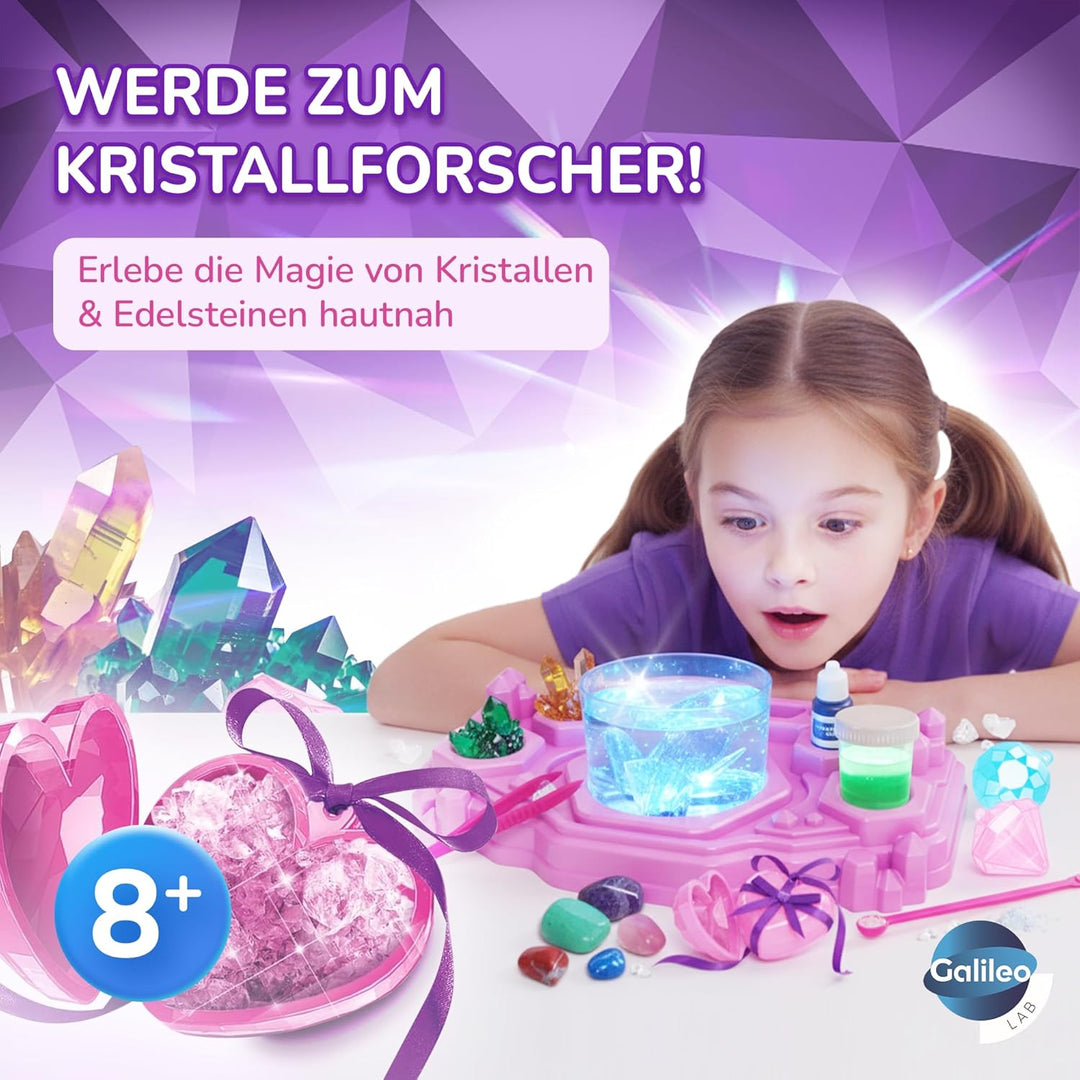 Galileo Lab Mein grosses Kristall-Labor - DIY Experimentierset zur Herstellung riesiger Kristalle &