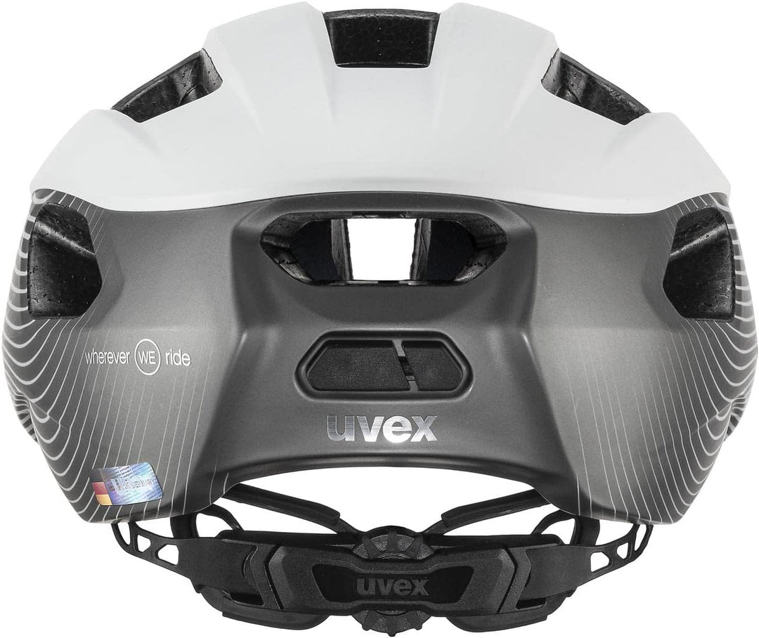 Uvex Rise CC Damen Rennrad Fahrrad Helm matt weiss/grau 2024 52-56 cm, 52-56 cm
