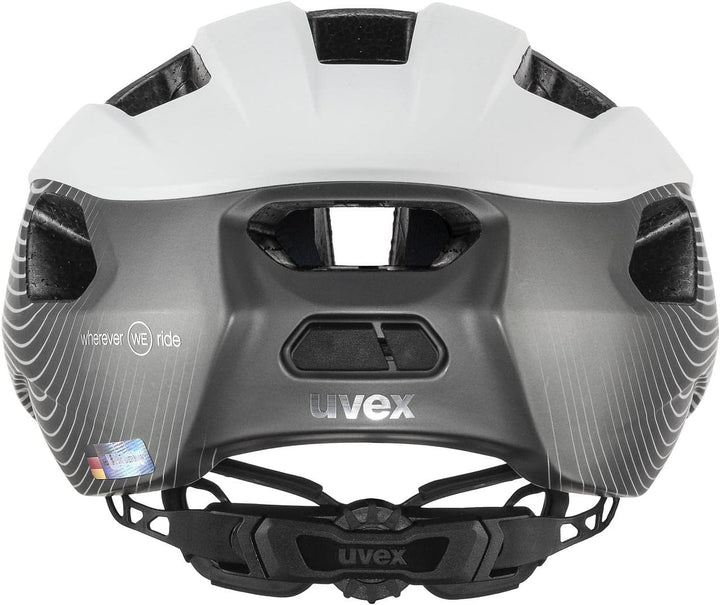 Uvex Rise CC Damen Rennrad Fahrrad Helm matt weiss/grau 2024 52-56 cm, 52-56 cm