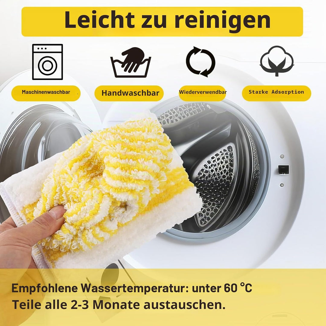 Bodentücher Mikrofaser Zubehör Kompatibel für Kärcher Karchersc, Karchersc