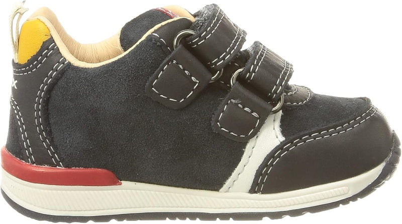 Geox Baby-Jungen B Rishon Boy B Erste Schritte 18 EU Navy White, 18 EU Navy White