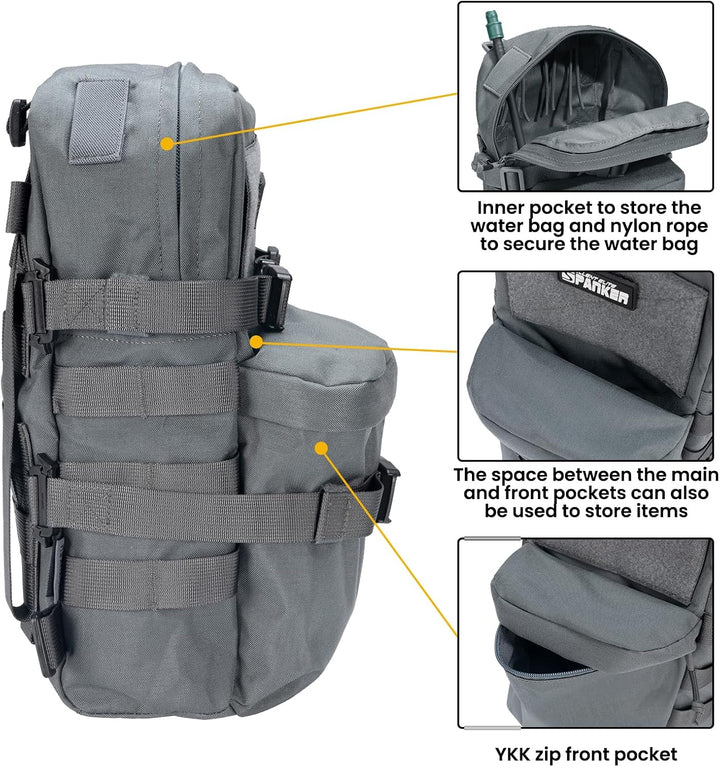 EXCELLENT ELITE SPANKER Taktische Outdoor MOLLE Hydration Pack Nylon Small Water Bladder Carrier Pac