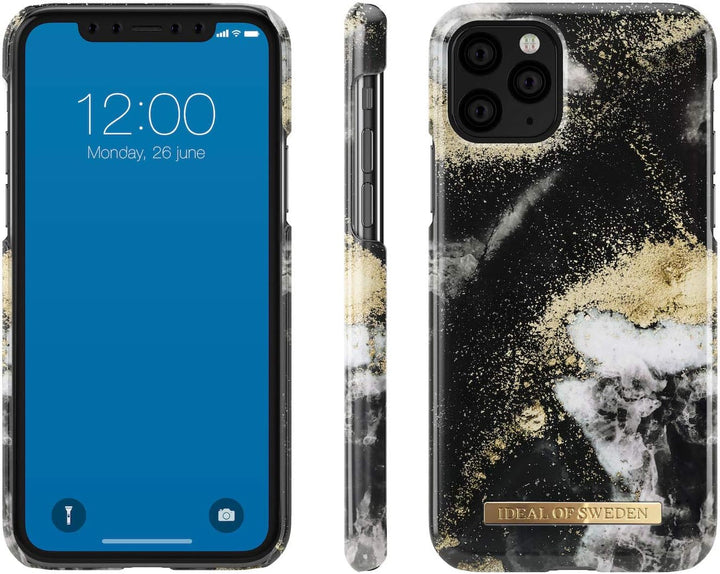 IDEAL OF SWEDEN Handyhülle für iPhone 11 Pro/X/XS (Black Galaxy Marble)
