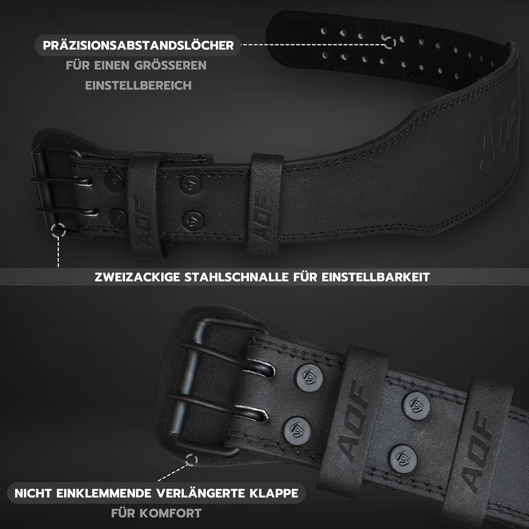 AQF Gewichthebergürtel - 4" 6" Breit Leder Lendenwirbelstütze Gepolsterte Lifting Belt, Gym Belt Mit