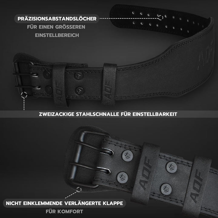 AQF Gewichthebergürtel - 4" 6" Breit Leder Lendenwirbelstütze Gepolsterte Lifting Belt, Gym Belt Mit