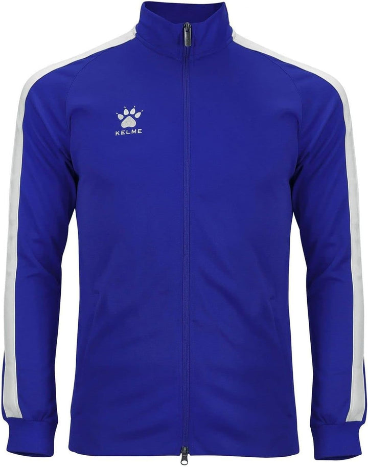 KELME Jungen Chandal Global Jacke 14 Blau (Royal)/Weiss, 14 Blau (Royal)/Weiß