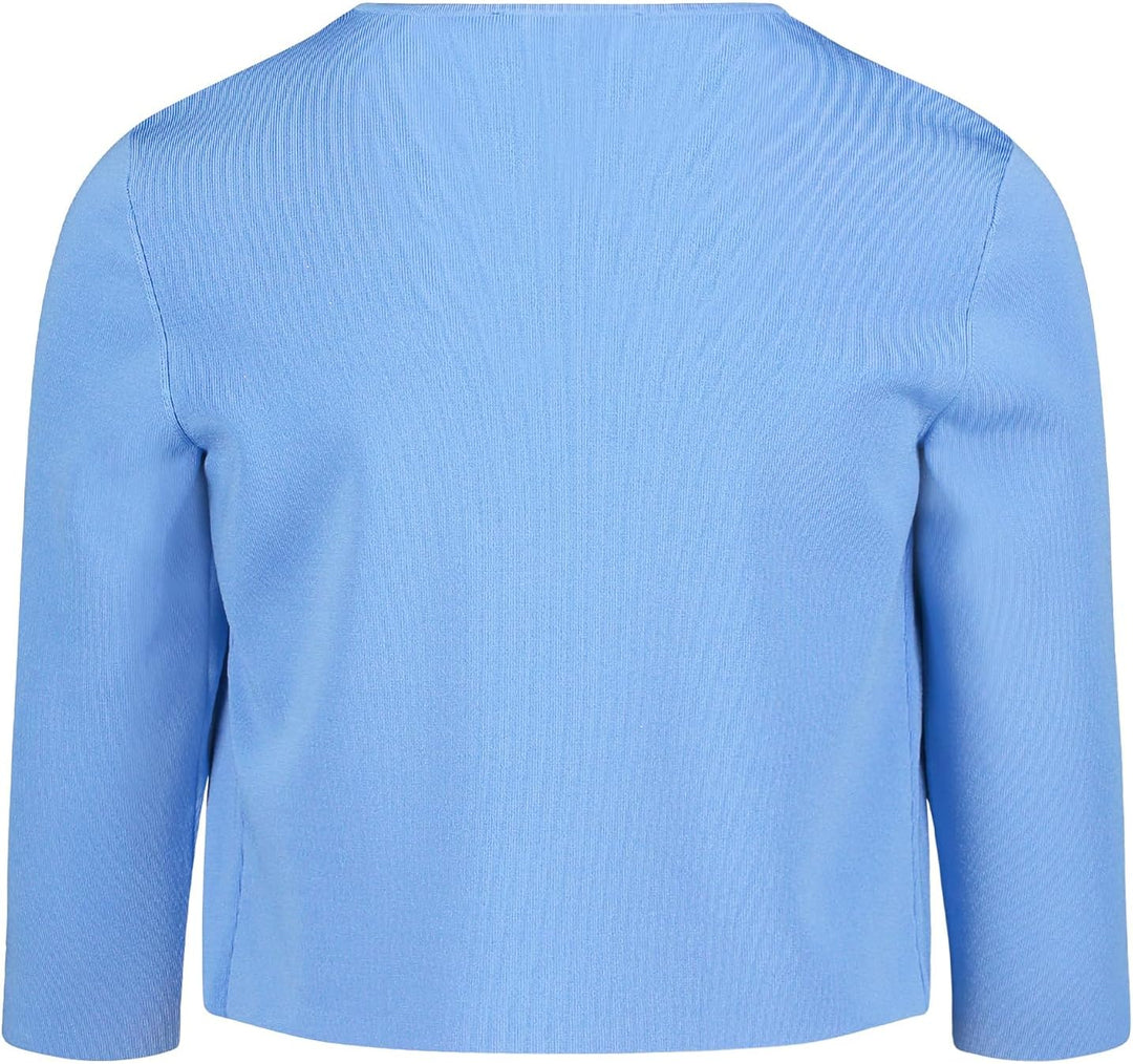 Vera Mont Damen 0226/4106 Strickjacke XS Paris Blue, XS Paris Blue