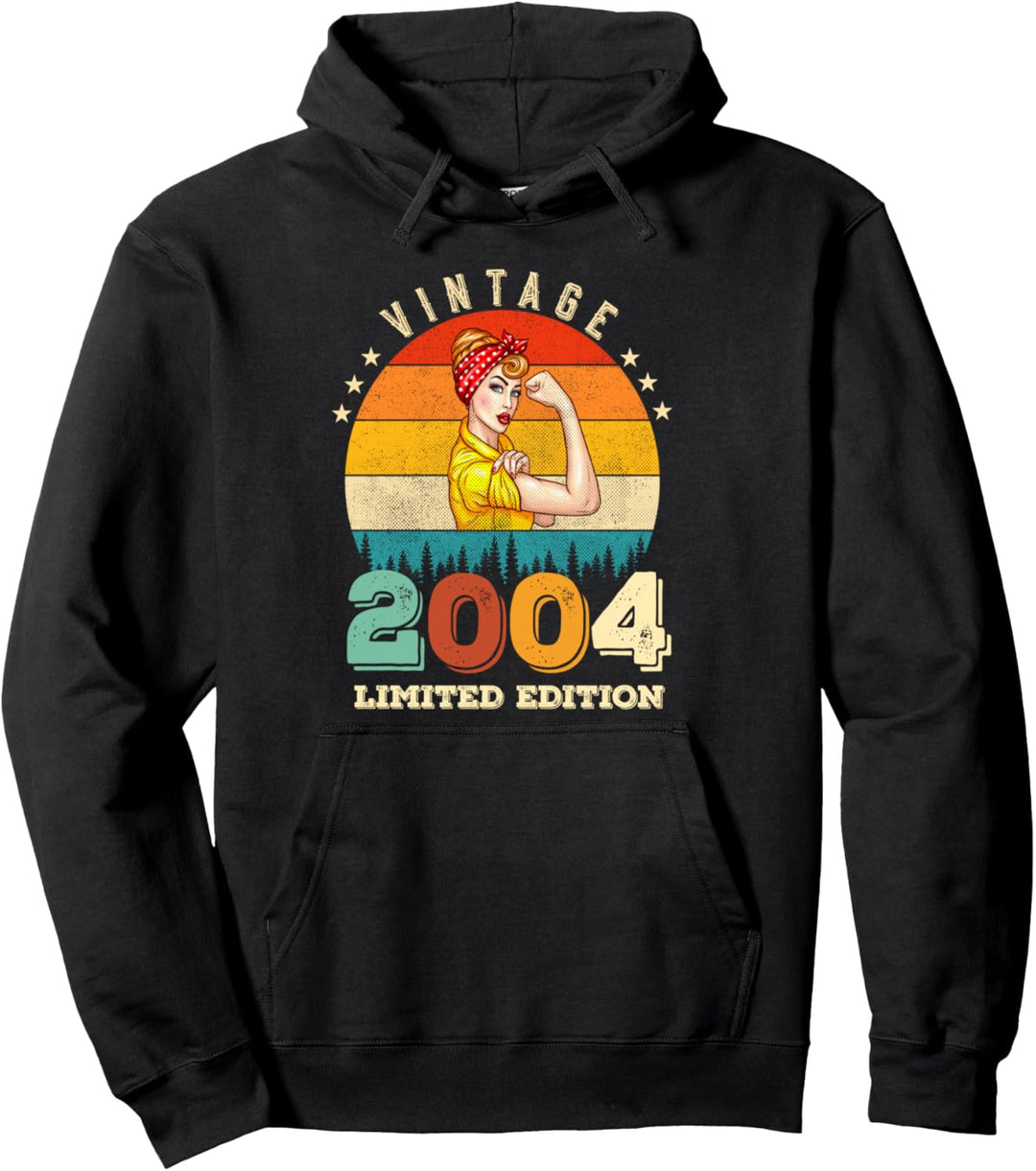 19. Geburtstag 2004 Limited Edition Vintage 19 Jahre alte Frauen Pullover Hoodie