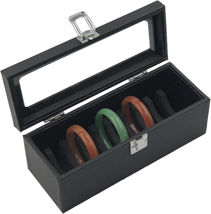 Armband-Aufbewahrungsbox, Armreif-Organizer-Box | PU-Leder-Vitrine, 10/20 -Fächer, Armreif-Aufbewahr