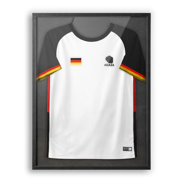 ACAZA Trikotrahmen 70 x 90cm XL Gross, 3D Bilderrahmen tief zum befüllen mit Fussball-, Eishockey-,